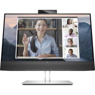 HP Monitor E24mv G4 Conferencing 60,45cm/23,8" (1920x1080) 16:9 5ms IPS HDMI VGA DisplayPort VESA Pivot Speaker Full HD Black/Silver